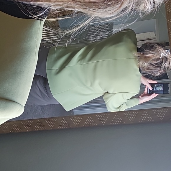 STUNNING JONES STUDIO SEPARATES GREEN BLACK BLAZER - Picture 2 of 13